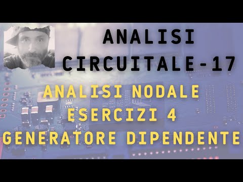Analisi circuitale 17 - Analisi nodale esercizi 4: generatore dipendente