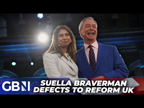 WATCH: Nigel Farage unveils Suella Braverman as latest Reform UK defector