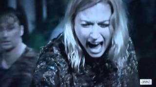 The Walking Dead "No Way Out" S6E9 Carl's Eye Gets Shot! Death of Ron, Sam & Jessie