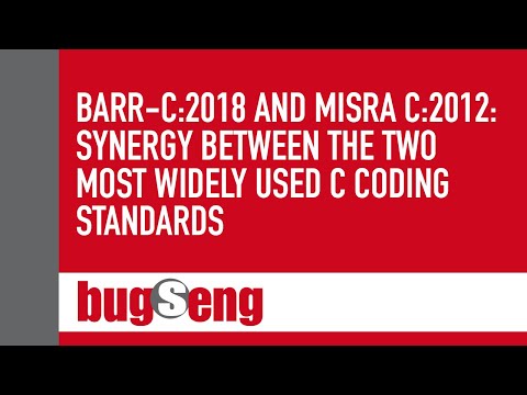 BARR-C:2018 and MISRA C:2012: Synergy Between the Two Most Widely Used C Coding Standards