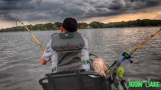 Suspending Baits From the KAYAK - These CATFISH were not Messing Around!