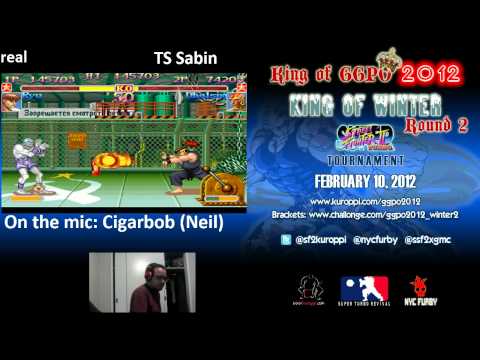 The King of GGPO 2012 - real (Chun, Ryu)  vs TS Sabin (Dhalsim)