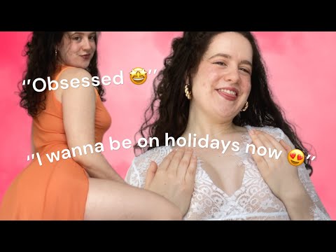 4K NO PASTIES TRANSPARENT Summer Maxi Dress TRY ON With & W/Out Matching Thong! | Venus Energy TryOn