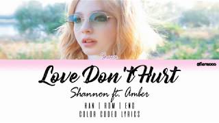 SHANNON (샤넌) - Love Don’t Hurt (ft. Amber of F(x))(Color Coded English Lyrics)