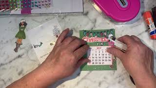 July Tissue Box Calendar