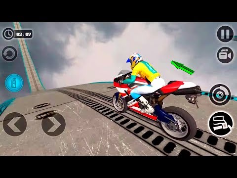 Impossible Motor Bike Tracks - New Motor Bike Unlocked Android Gameplay 2017