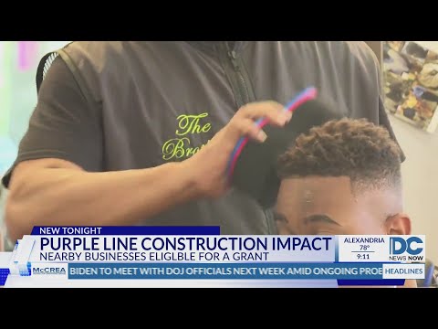 Local businesses impacted by Purple Line construction eligible for grant