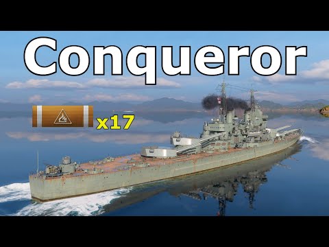 World of WarShips Conqueror - 4 Kills 267K Damage