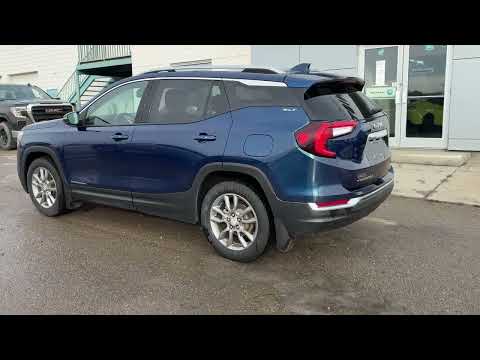 2022 GMC Terrain AWD SLT in Blue for sale at Bannister Chevrolet Buick GMC Ltd Edson in Edson, AB