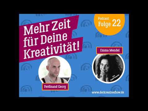 Podcast "Der kreative Flow" von Roberta Bergmann: Folge 22 – Mehr Zeit für Deine Kreativität!