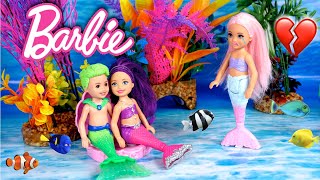 Download lagu Barbie Doll Mermaid Family Pearl is Jealous of Her New Crush - Titi Toys mp3