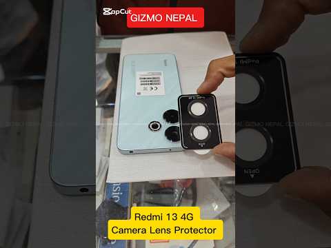 Redmi 13 4G Camera Lens Protector. #gizmonepal #shorts #redmi #redmi13 #cameralensprotector