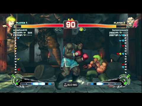 snowfox435 [Ken] vs. burancyuuuuru [Balrog] - PSN SSF4 Arcade Edition