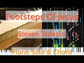 🎹Footsteps Of Jesus, Solo & Chord, Steven Tedesco, Synthesia Piano