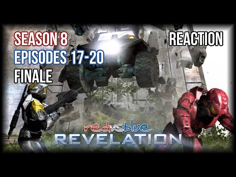 Red vs. Blue Season 8 Episodes 17-20 FINALE Reaction - I CAN'T EVEN RIGHT NOW