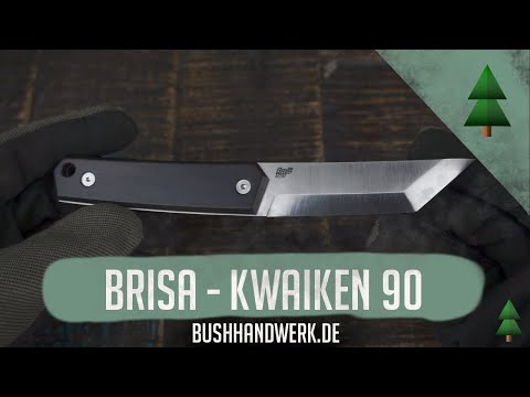 Brisa – Kwaiken 90 Ebenholz | bushhandwerk.de | Messervorstellung