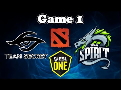 Team Secret vs Team Spirit - ESL One Los Angeles 2020 - Game 1 - Dota 2 - 13 04 2020