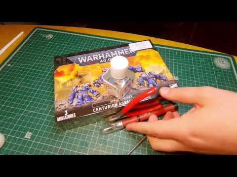 Wh 40k Centurion assembly timelapse