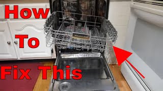 How to Fix a Dishwasher Rack Assembly Easy DIY
