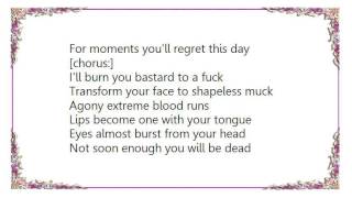 Autopsy - Burnt to a Fuck Lyrics