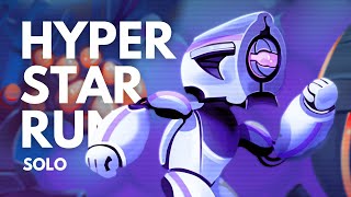 Hyperstar Run | Solo Board Game How to Play | Tutorial Playthrough (Review Copy Provided)