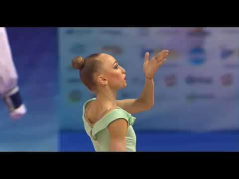 Viktoriia Onopriienko Hoop Final 24.150 - European Championships Varna 2021