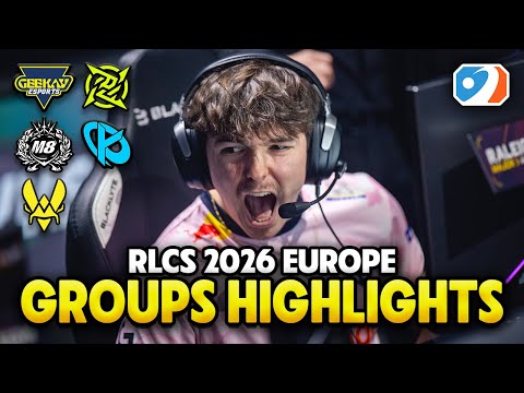 RLCS 2026 FIRST UPSET! | Groupstage A & B Highlights! Europe