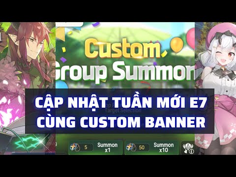 Cập nhật tuần mới E7 - Custom Banner - Boss Advent - Skin Yufine