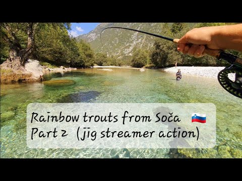 Fly Fishing in Slovenia | Soča | Rainbow trout from Soča - Part 2