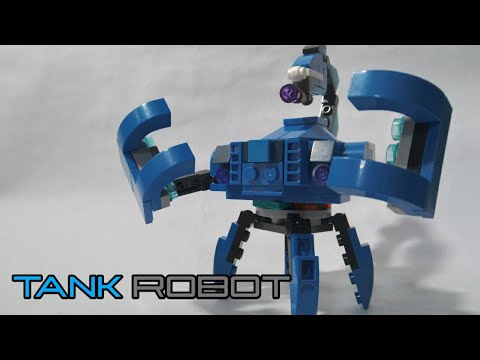 How to Build Lego Tank Robot | mini Mech (tutorial) Lego Compatible