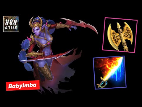 HoN The Dark Lady RUNED CLEAVER with DAWNBRINGER