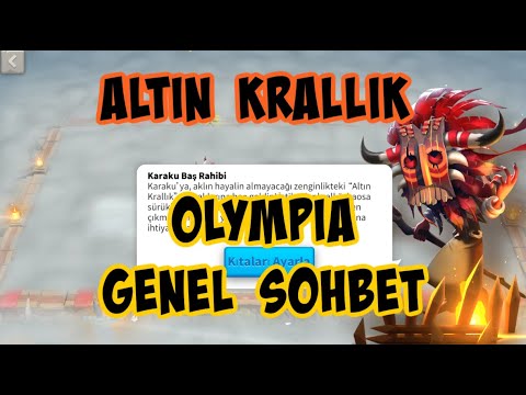 ALTIN KRALLIK - OLYMPIA GENEL SOHBET | Rise of Kingdoms