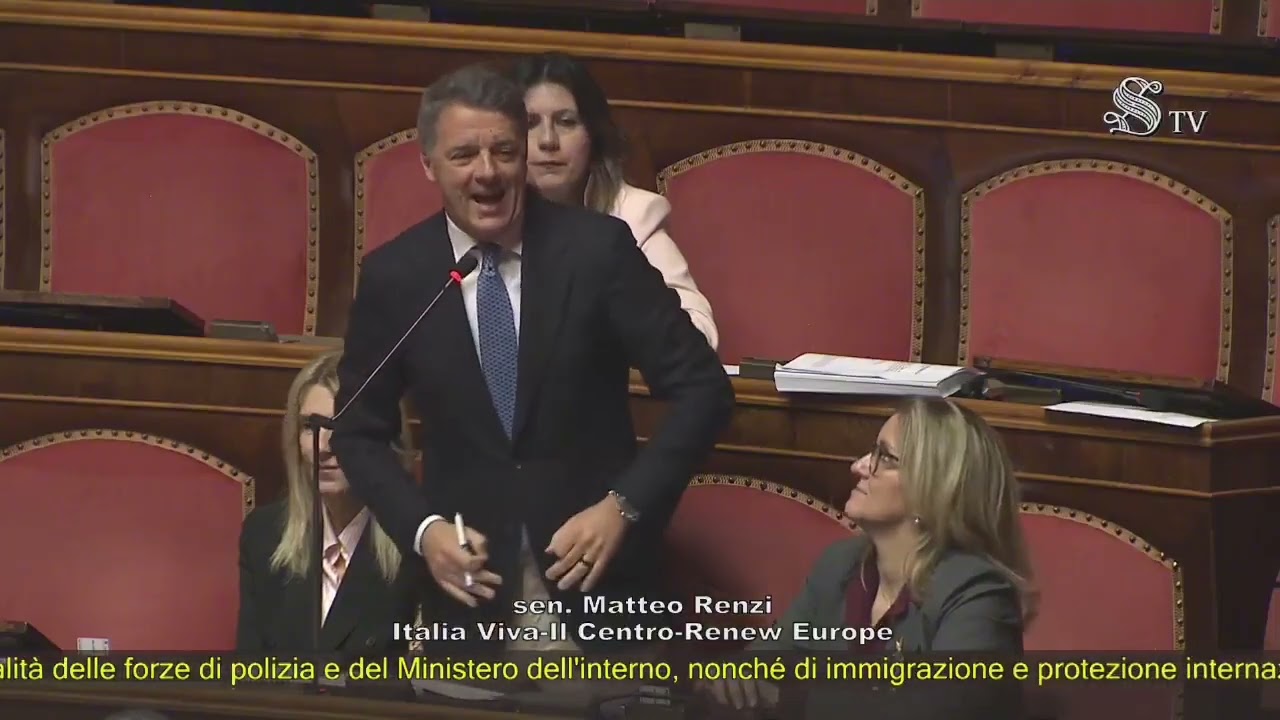 RENZI: "GIORGIA MELONI, L'INCANTESIMO È SVANITO: IL DECRETO SICUREZZA È SOLO LEGGE FUFFA"