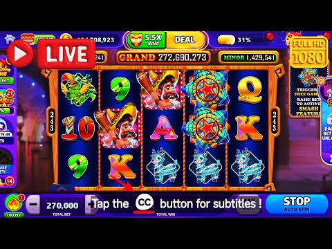 [Live] Happy Pi�ata Fiesta Slot – Big Wins & Free Spins in Cash Frenzy™ Casino Slots