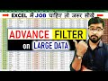 Advance Filter On Large Data In Excel Filter Vs VLOOKUP Hindi Excel