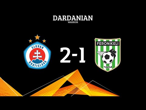 SK Slovan Bratislava vs. KF Feronikeli [2-1] | Europa League 2019/20