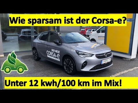 Opel Corsa-e Verbrauchstest. Unter 12 kwh/100 km im Mix?