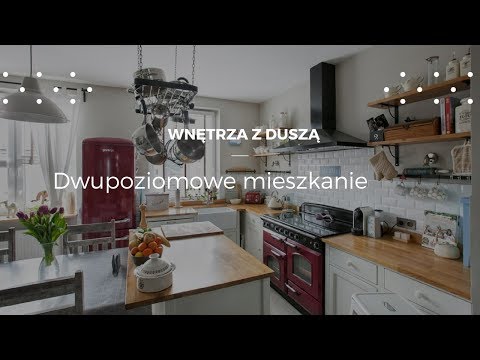 Dwupoziomowe mieszkanie w bloku w stylu industrialnym #projektwnętrz