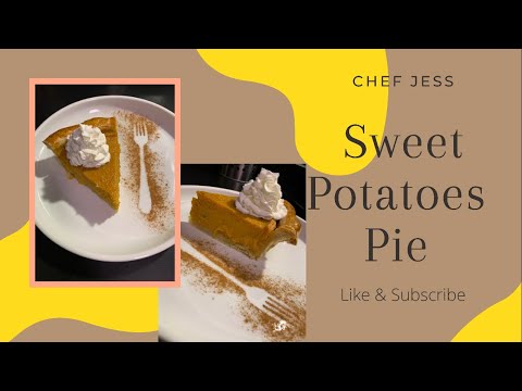 Sweet Potatoes Deep Dish Pie w/ Chef Jess