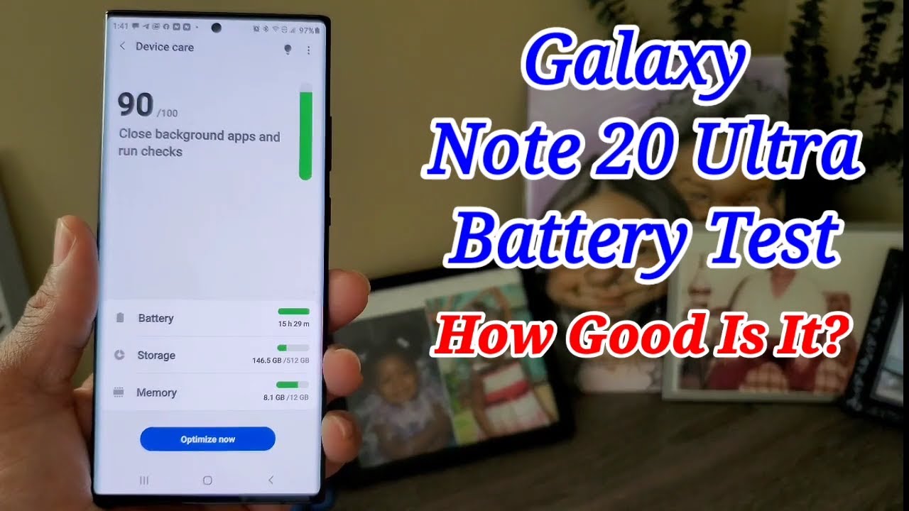 Samsung Galaxy Note 20 Ultra  Battery Test