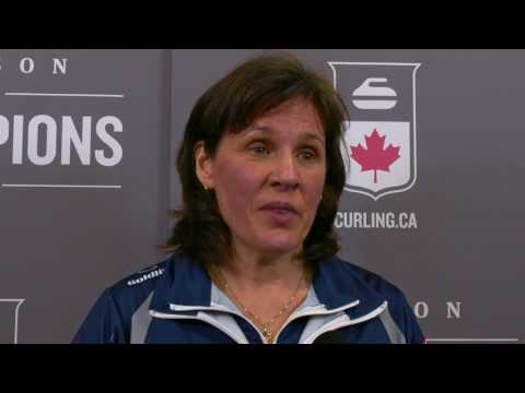 2017 Scotties Tournament Of Hearts - Media Scrum - Draw 13