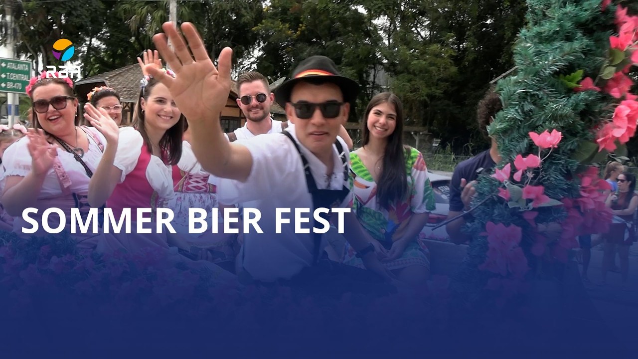Sommer Bier Fest. Desfile marcou evento em Agrolândia