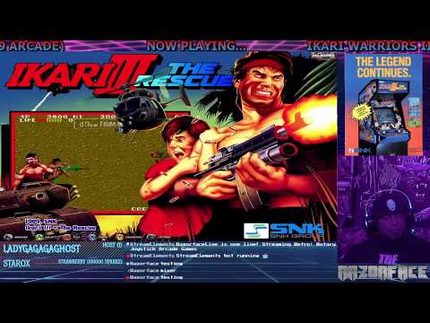 Ikari III: The Rescue (1989 Arcade) - Razorface Live