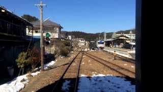 preview picture of video '【前方展望】明知鉄道気動車体験運転２０１４．２．２２〔アケチ６号〕岐阜ローカル鉄博'