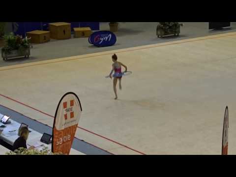 Anaïs Defranoux cerceau - Nat B 10-11 ans - France Chambéry 2017
