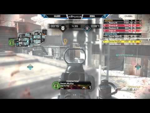 Denial vs Team Kaliber - Game 1 - CoD League LIVE (eSports Report - Sept 29 2014)