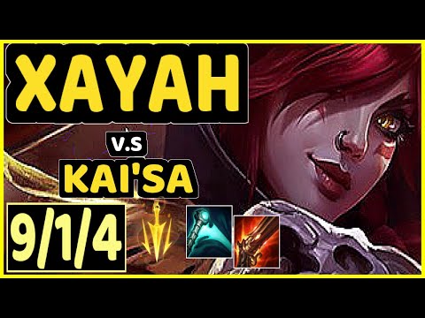 CHRISBERG (XAYAH) vs KAI'SA - 9/1/4 KDA BOTTOM ADC CHALLENGER GAMEPLAY - EUW