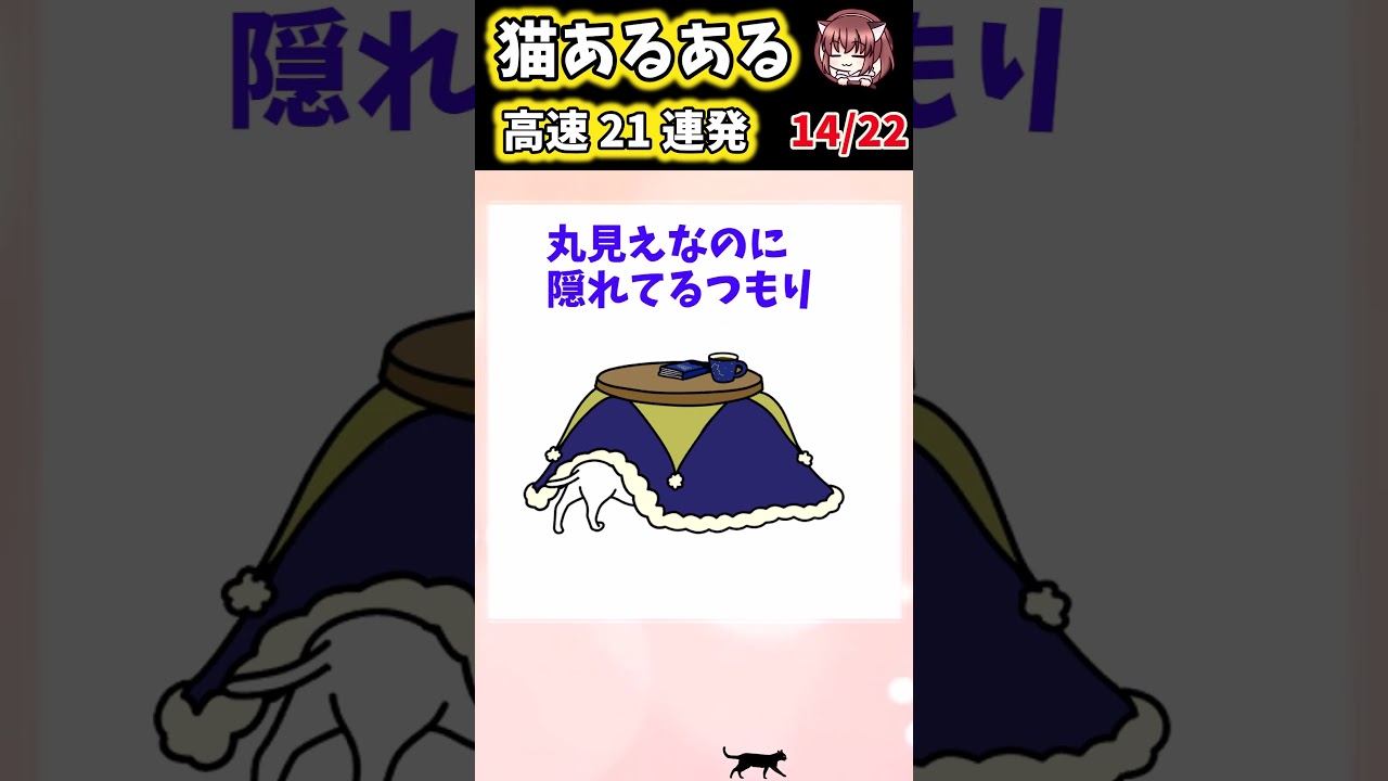 【2ch面白スレ】】猫あるある高速２２連発！【Part3】#shorts