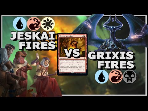 Jeskai Fires Vs Grixis Fires (Featuring SaltyPanda) | Throne of Eldraine Standard Deck (MTG ARENA)