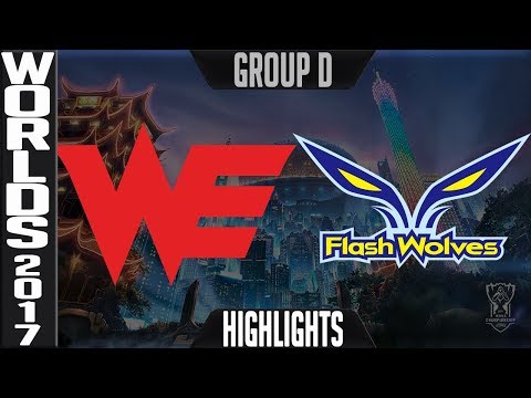 Team WE vs Flash Wolves Highlights S7 World Championship 2017 Group D Day 4 Game 1 - WE vs FW